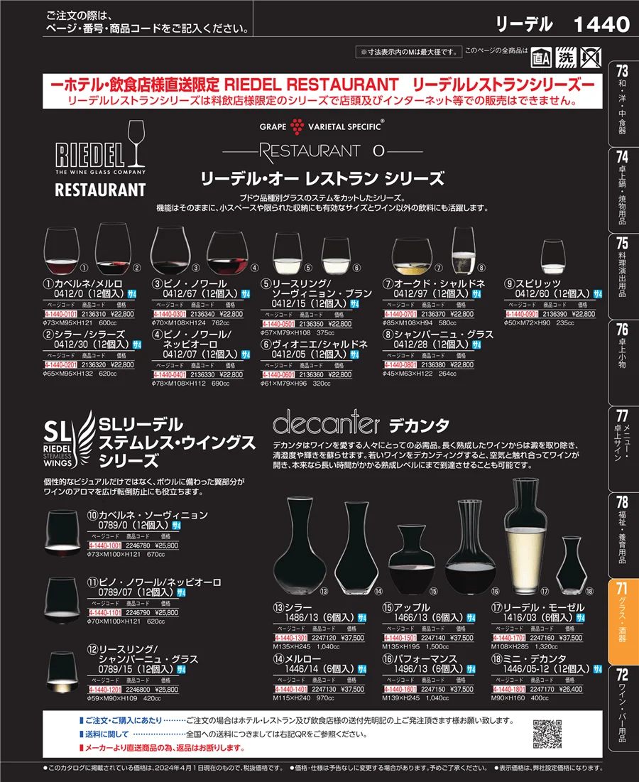 グラス・酒器 ページ1440