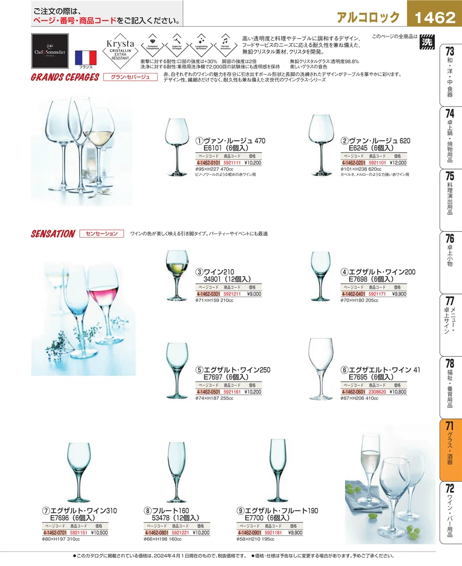グラス・酒器 ページ1462