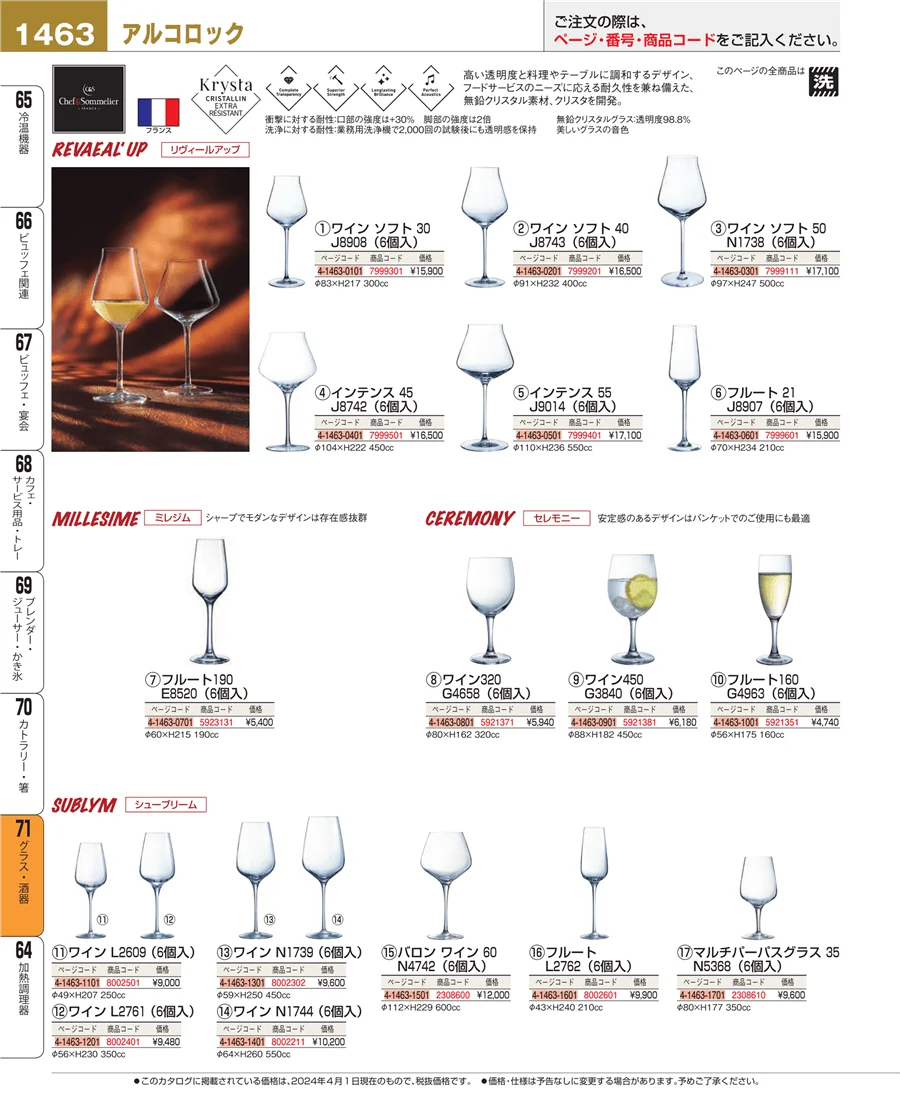 グラス・酒器 ページ1463