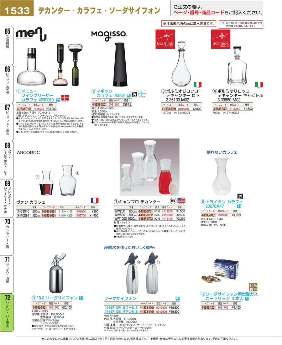 ワイン・バー用品 ページ1533