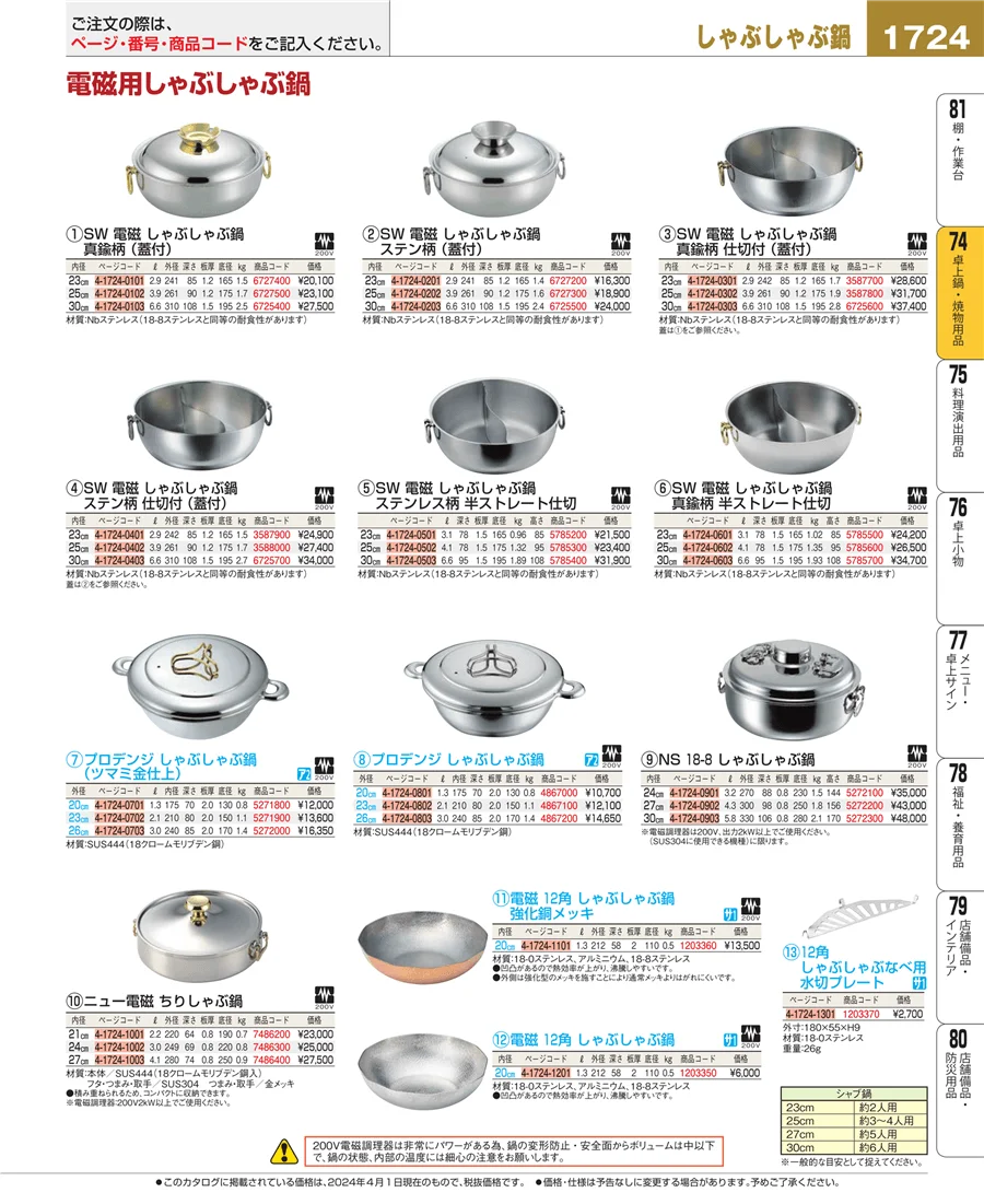 卓上鍋・焼物用品 ページ1724