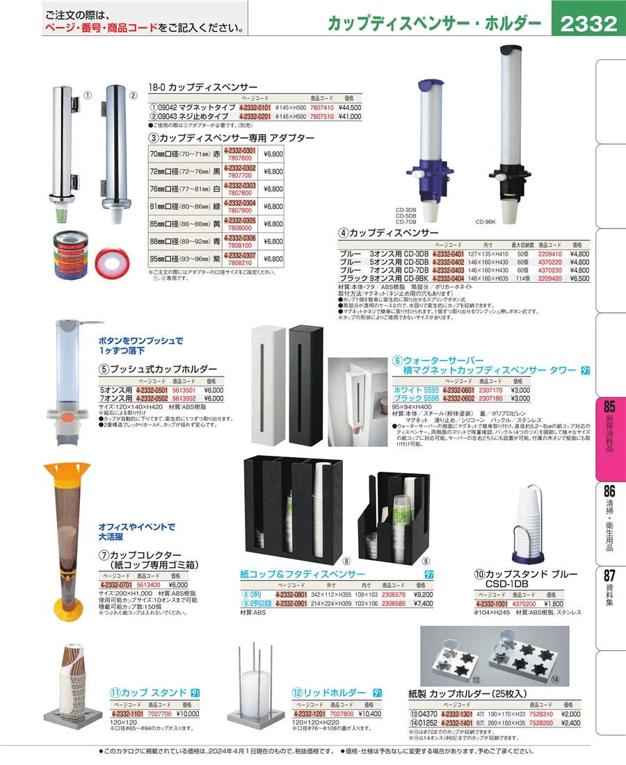 厨房消耗品 ページ2332