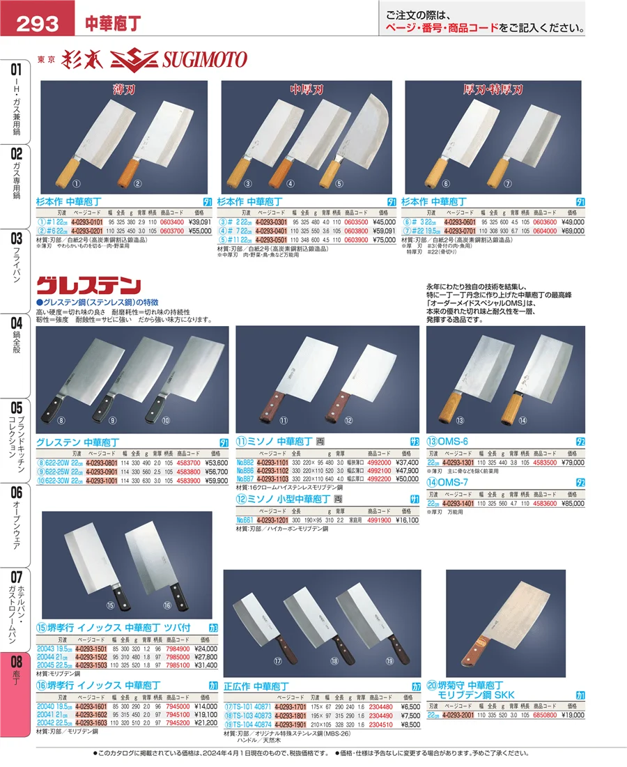 庖丁 ページ293