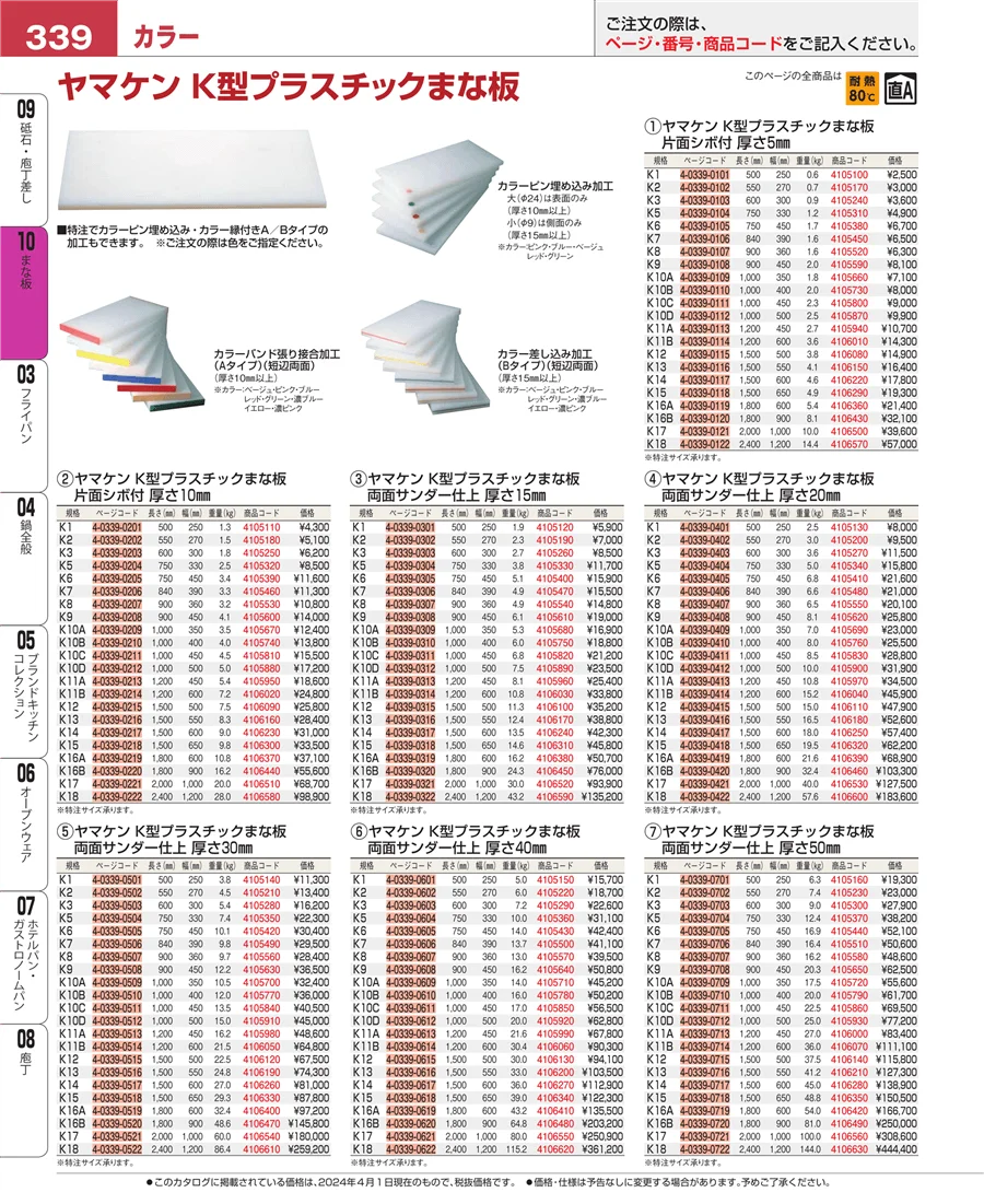まな板 ページ339