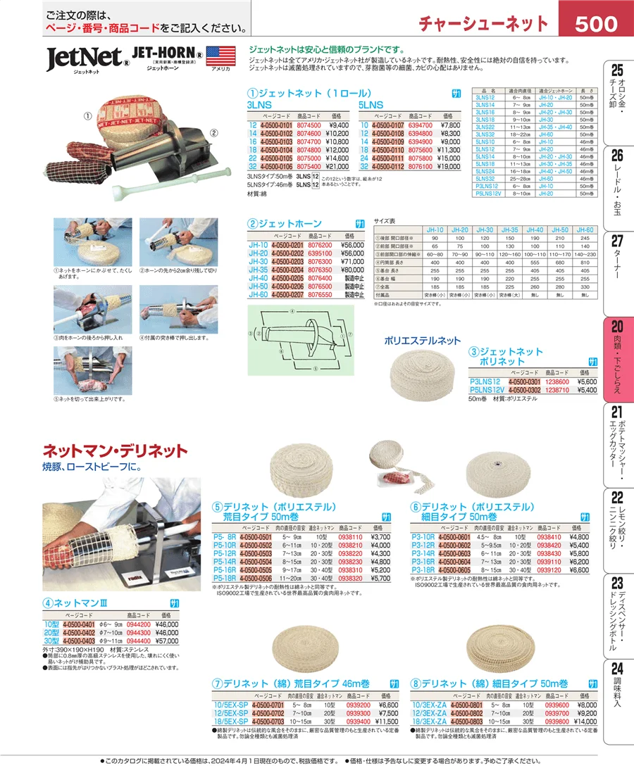 肉類・下ごしらえ ページ500