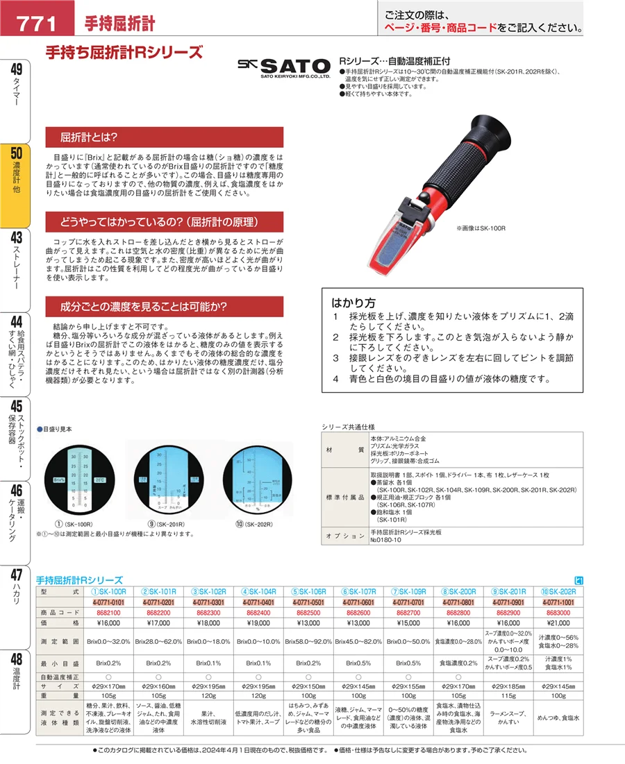濃度計 他 ページ771