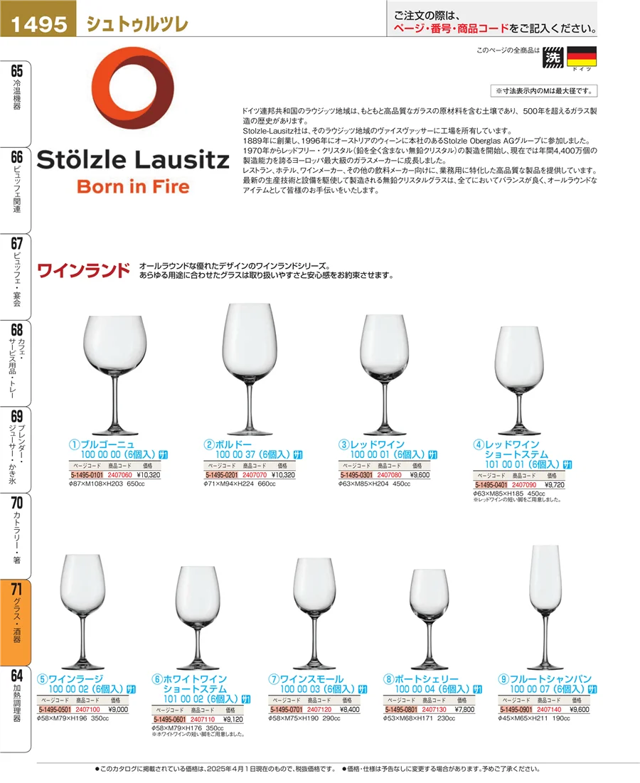 グラス・酒器 ページ1495