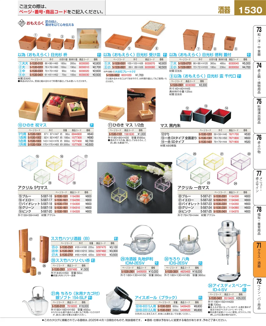 グラス・酒器 ページ1530