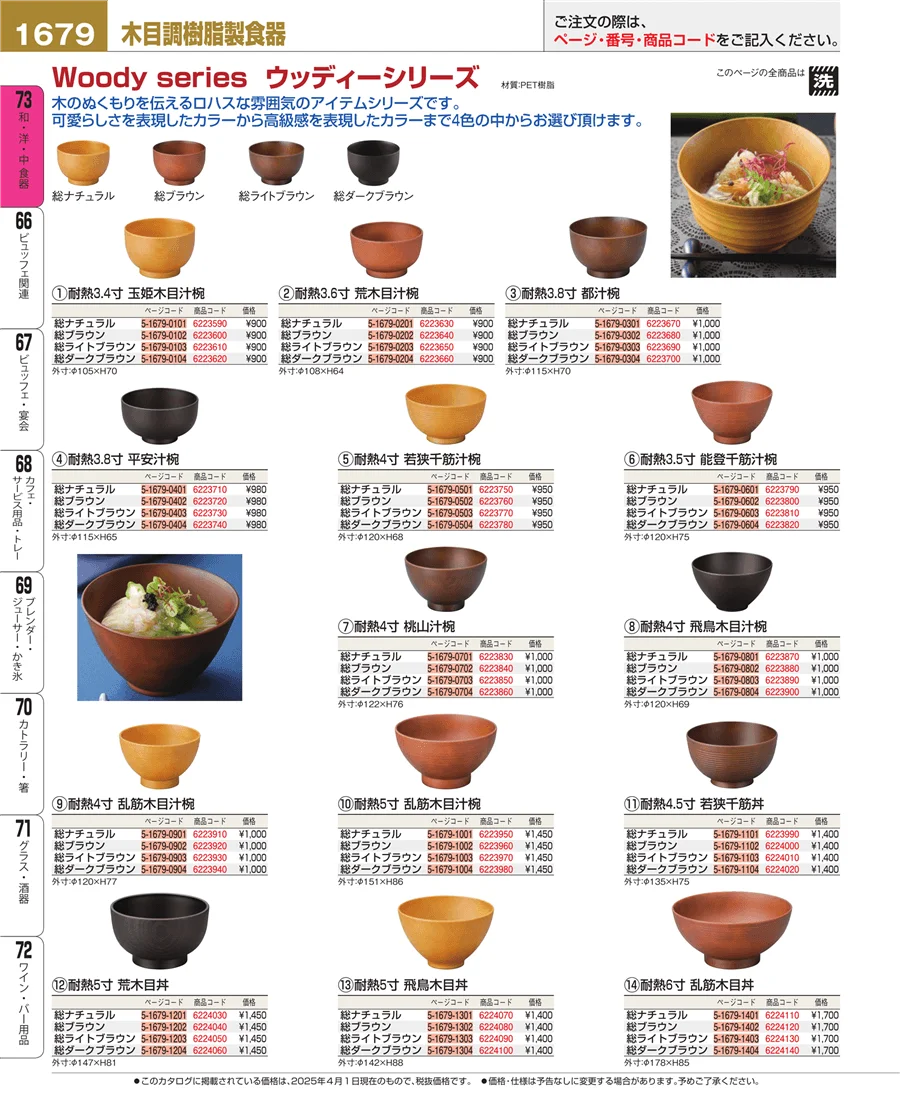 和・洋・中 食器 ページ1679
