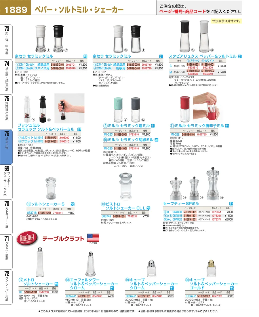 卓上小物 ページ1889