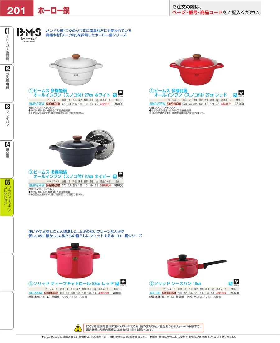 ブランドキッチンコレクション ページ201