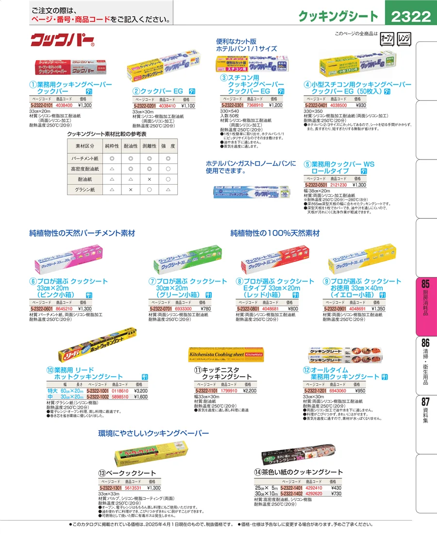 厨房消耗品 ページ2322