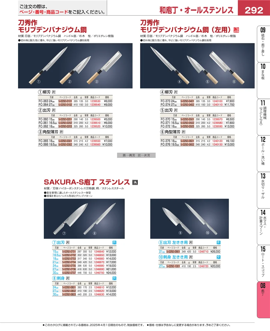 庖丁 ページ292