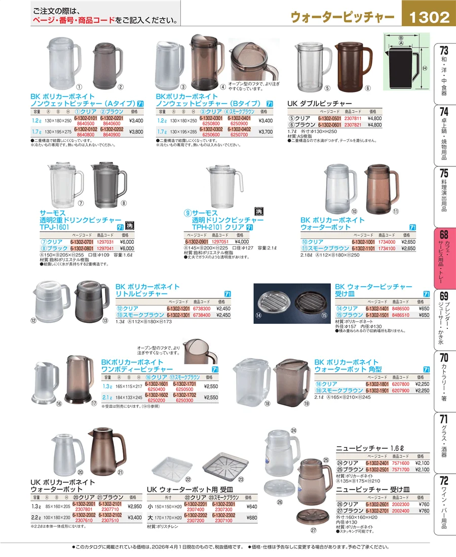カフェ・サービス用品・トレー ページ1302