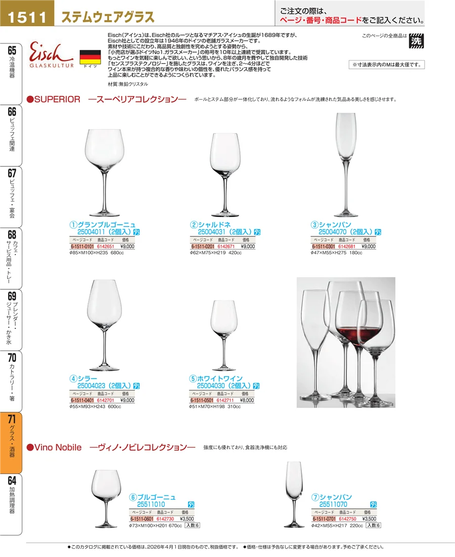 グラス・酒器 ページ1511