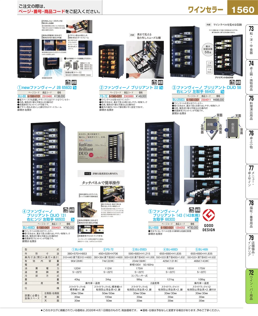 ワイン・バー用品 ページ1560