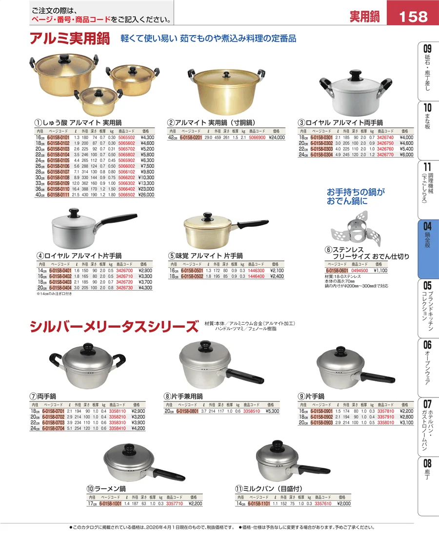 鍋全般 ページ158