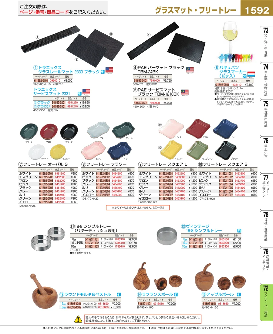 ワイン・バー用品 ページ1592
