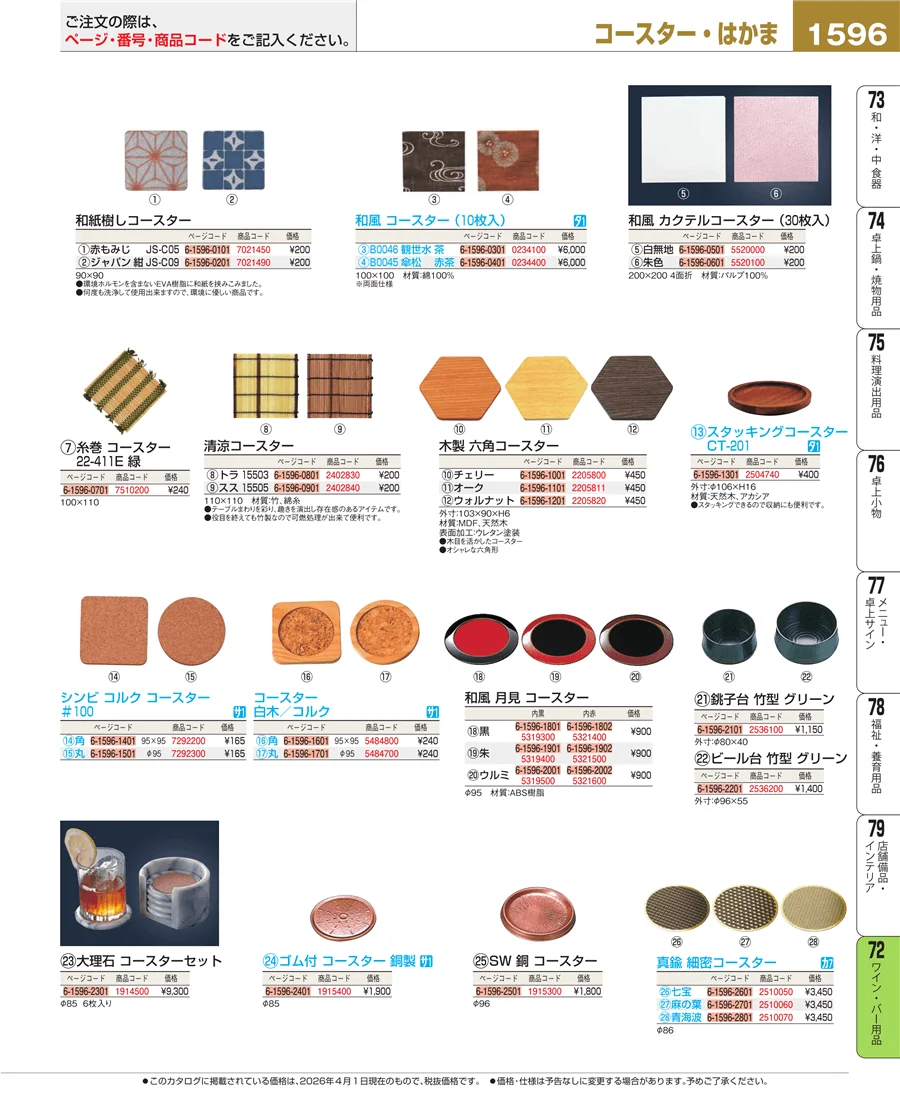 ワイン・バー用品 ページ1596