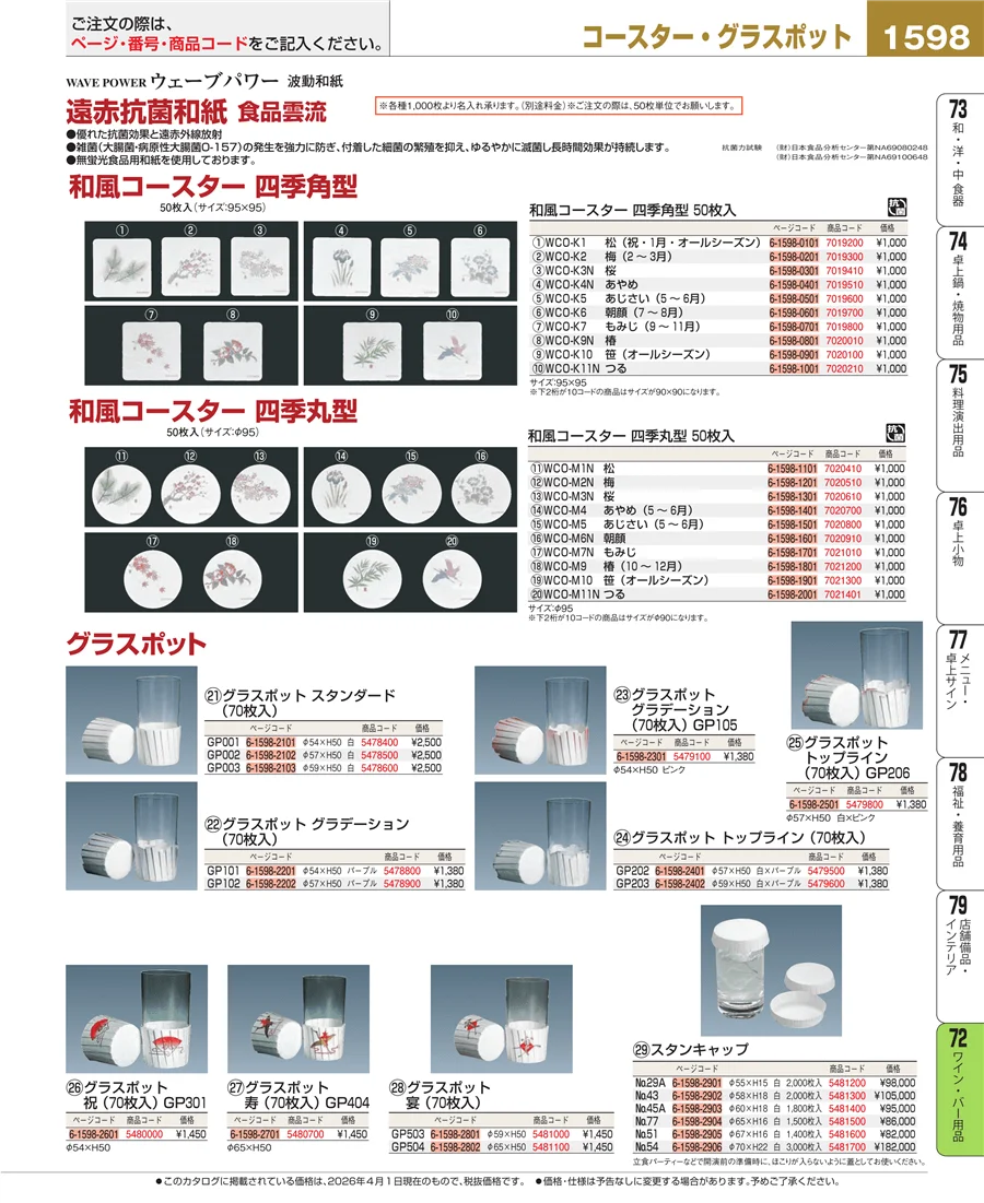 ワイン・バー用品 ページ1598