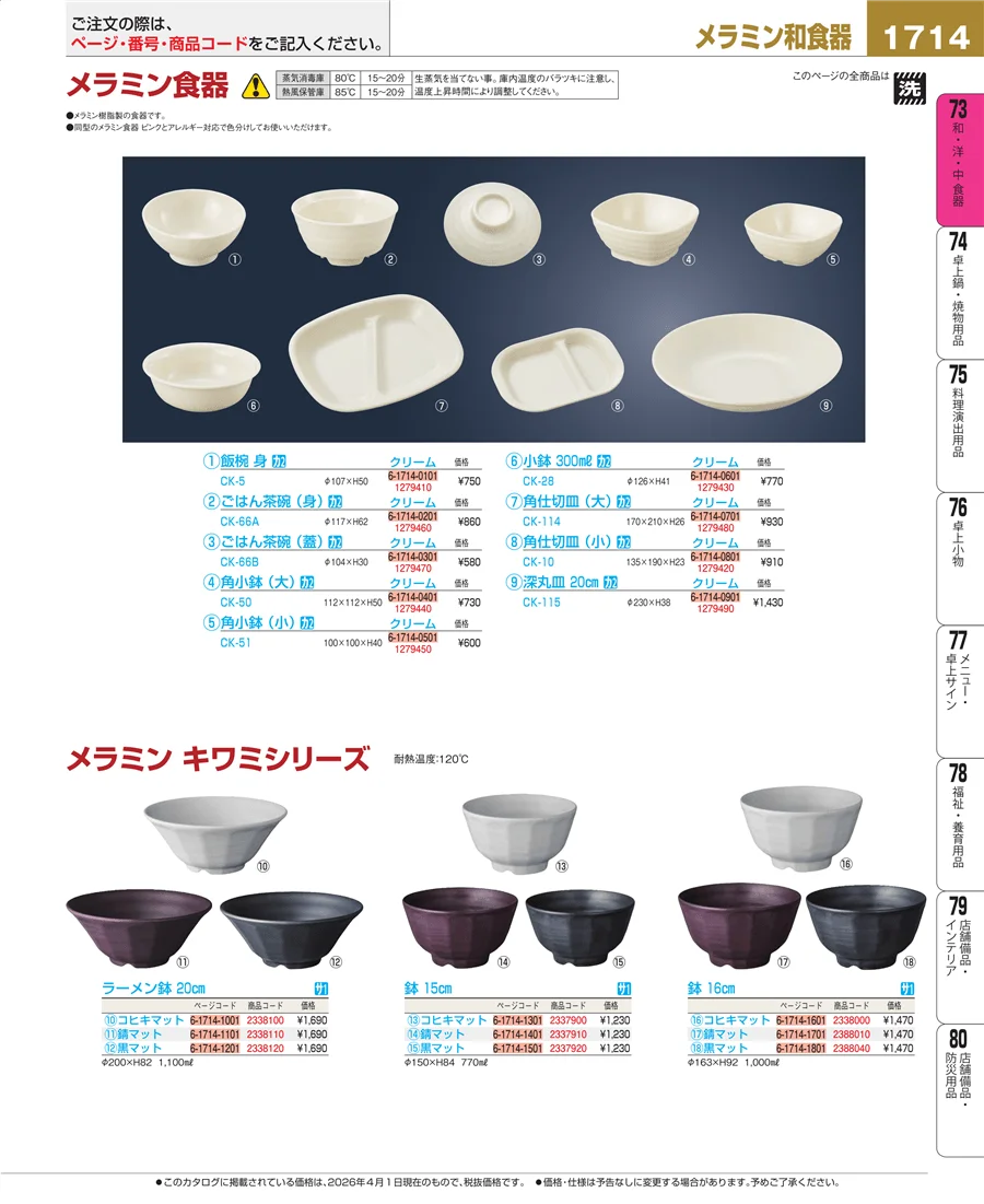 メラミン食器 ページ1714
