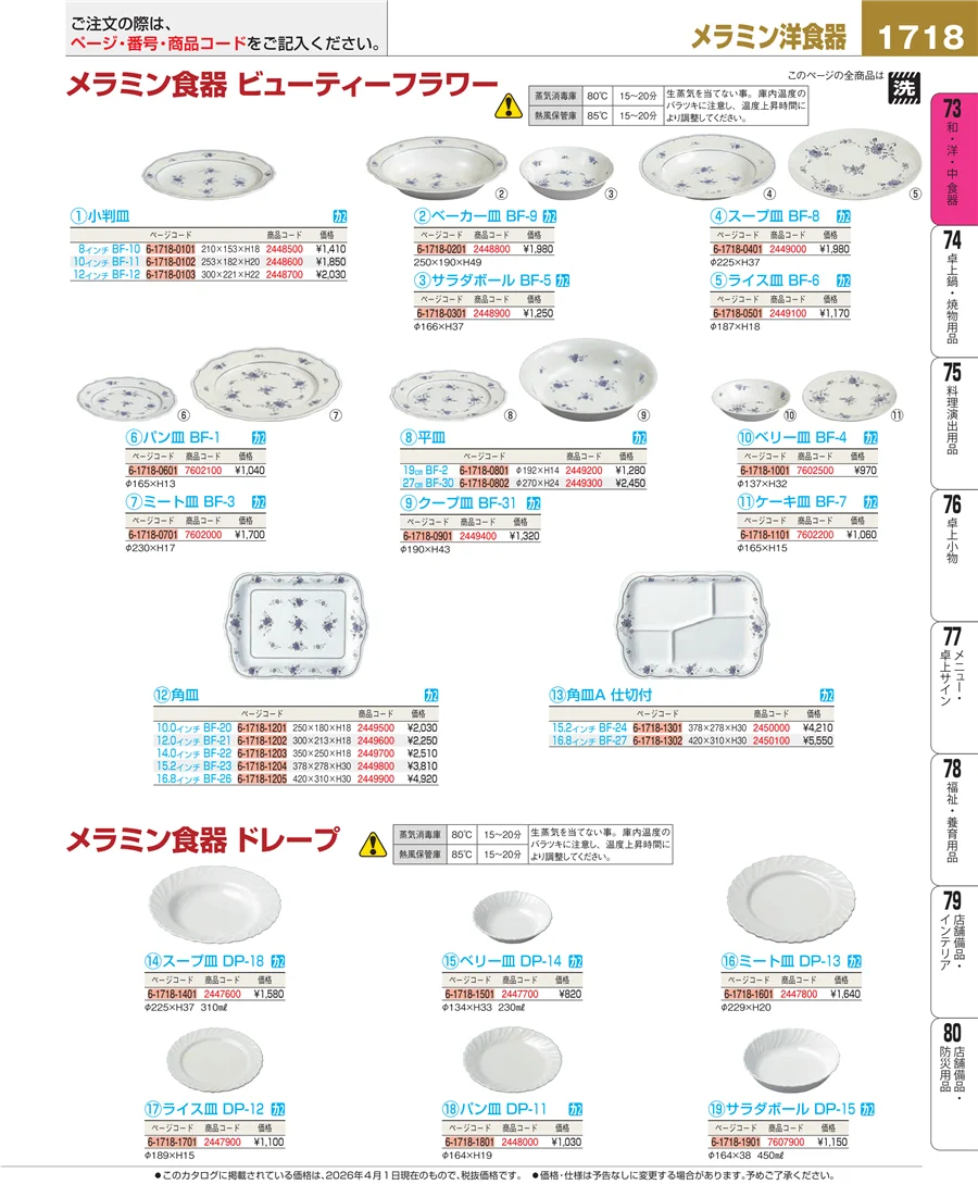 メラミン食器 ページ1718