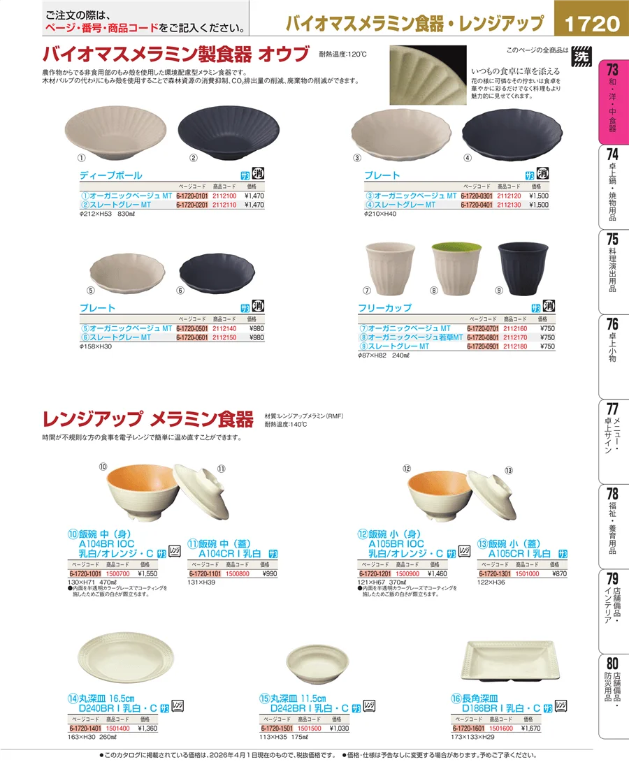 メラミン食器 ページ1720