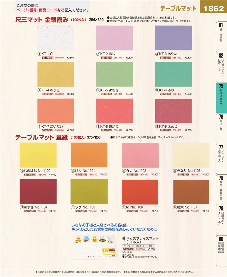 料理演出用品 ページ1862