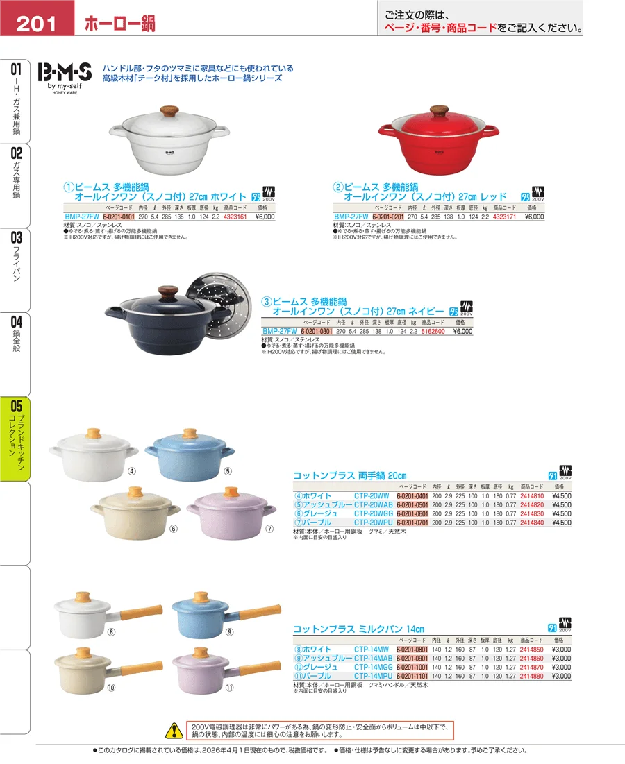 ブランドキッチンコレクション ページ201