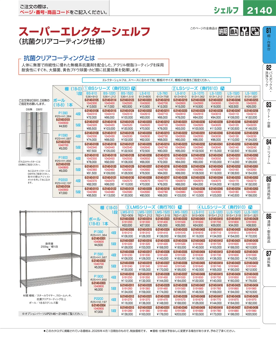 棚・作業台 ページ2140