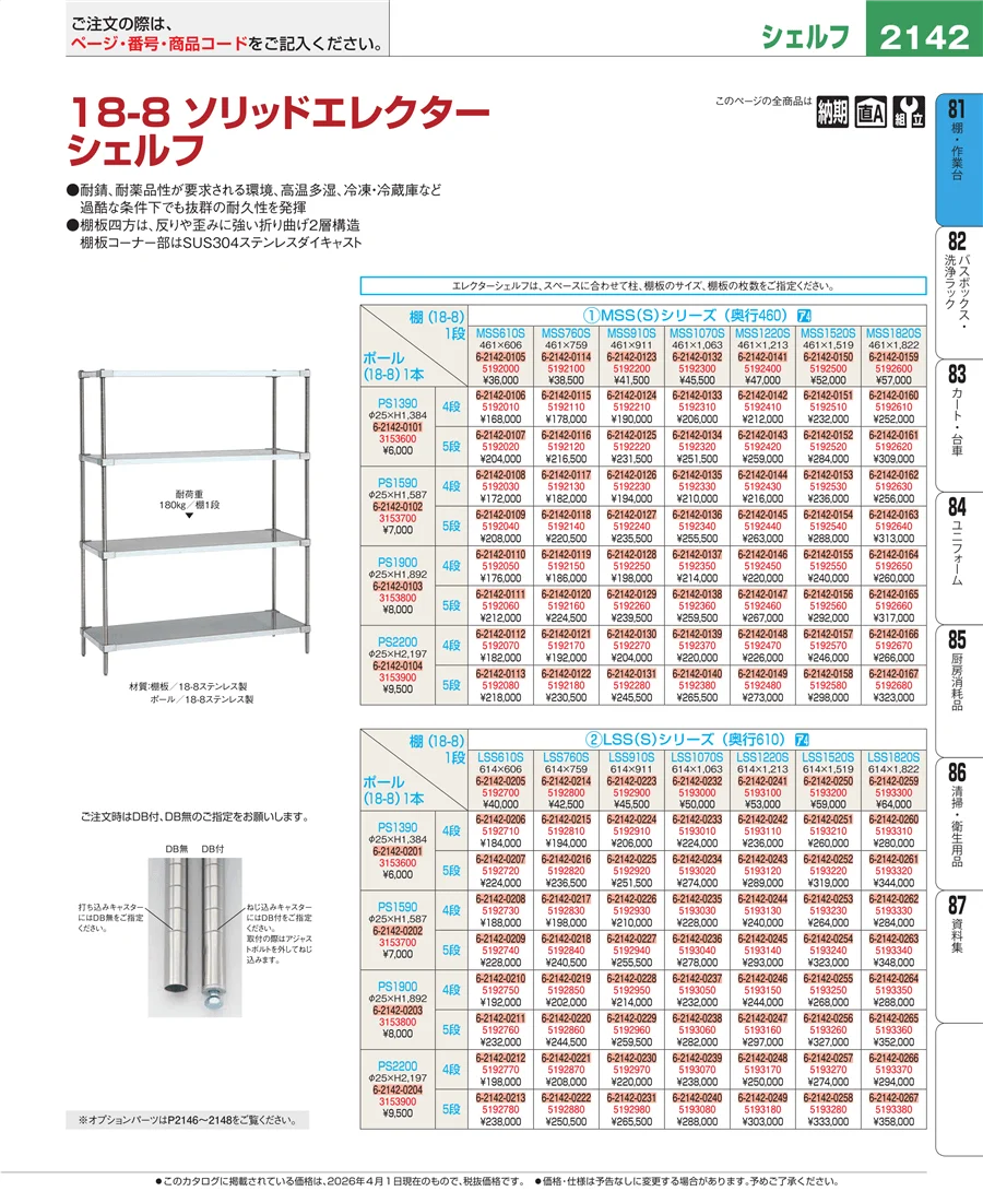 棚・作業台 ページ2142