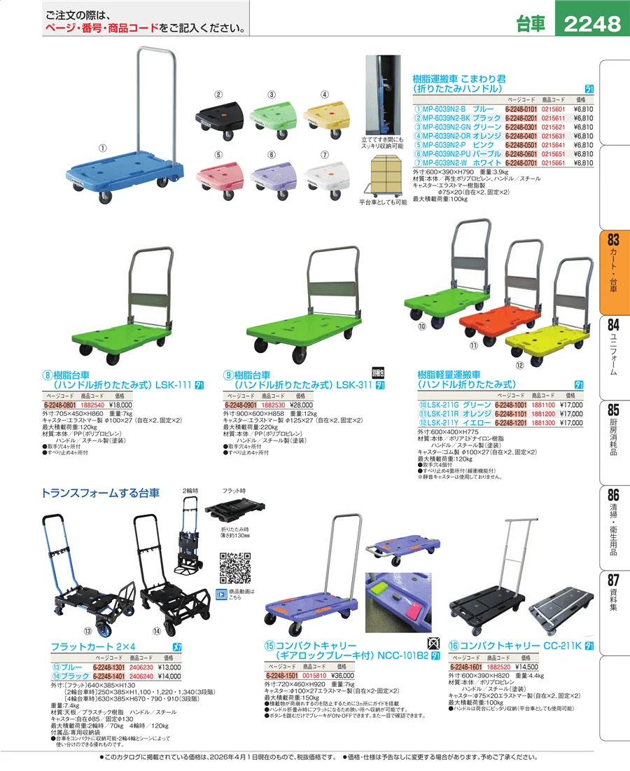 カート・台車 ページ2248