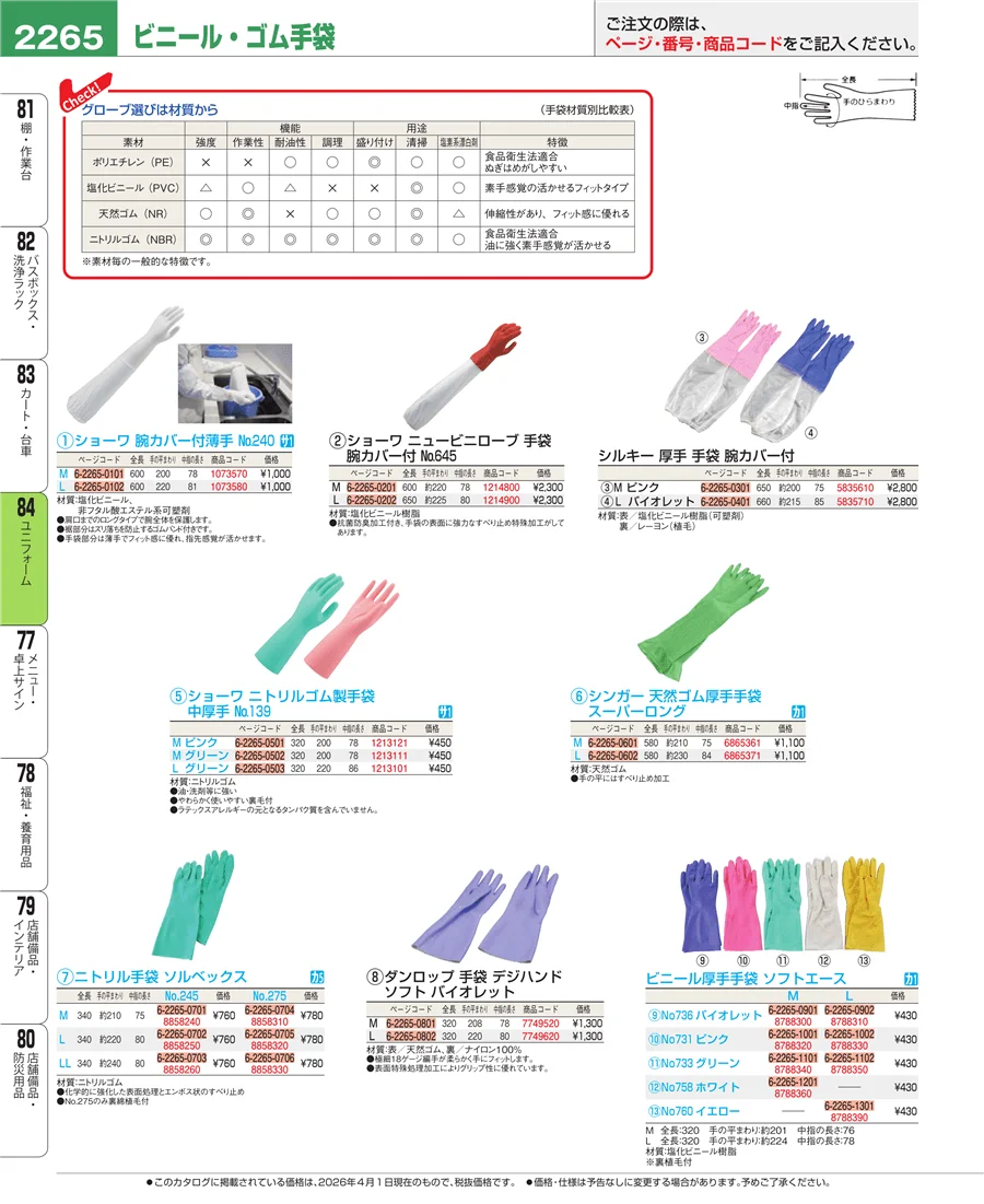ユニフォーム ページ2265