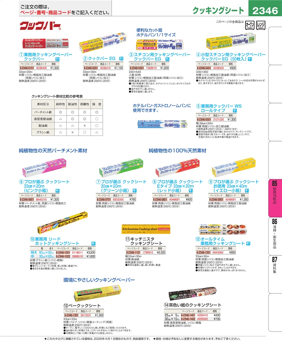 厨房消耗品 ページ2346