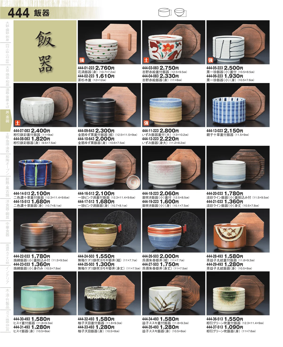 器望・ページ番号444・蓋丼・飯器