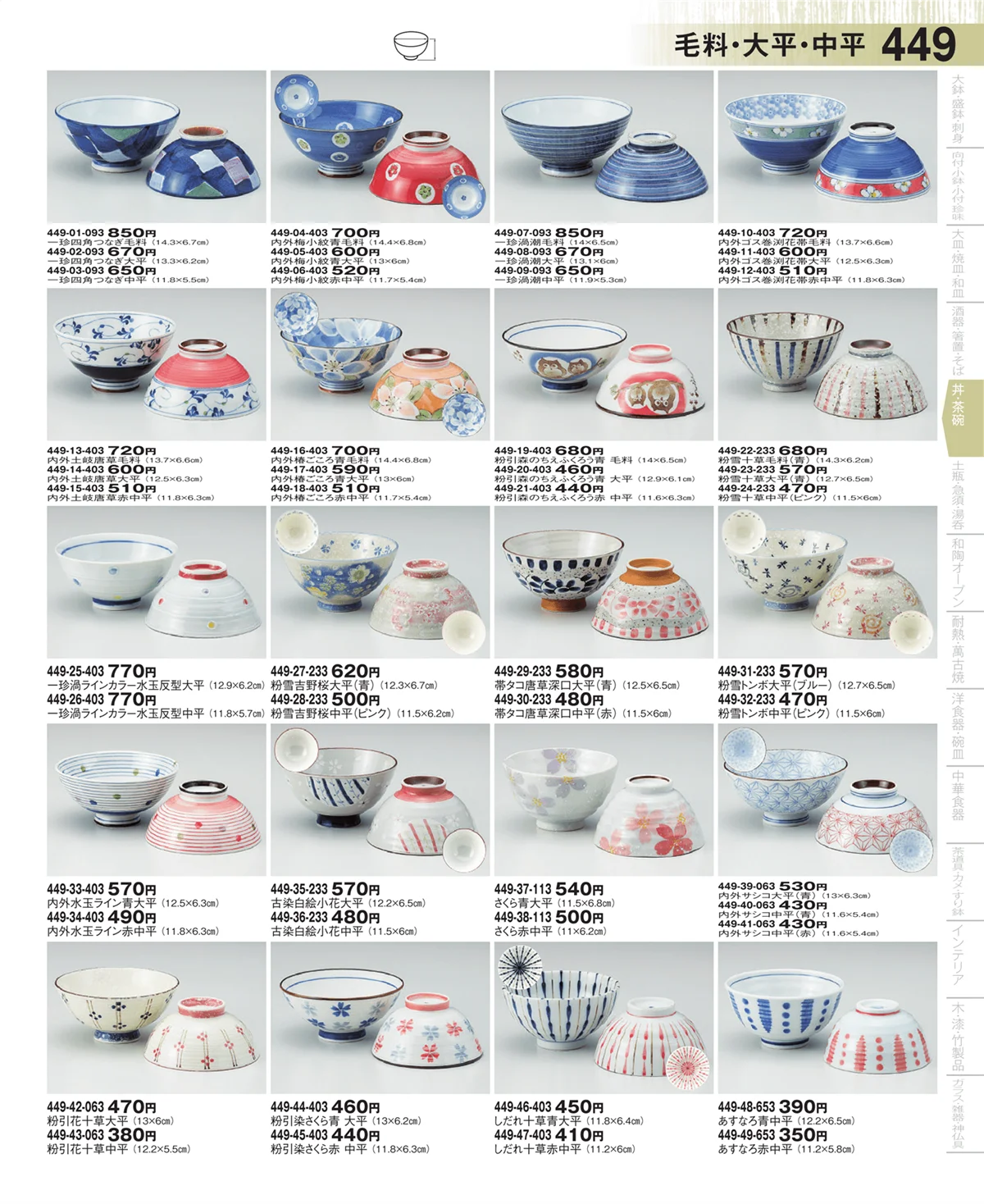 器望・ページ番号449・毛料・大平・中平