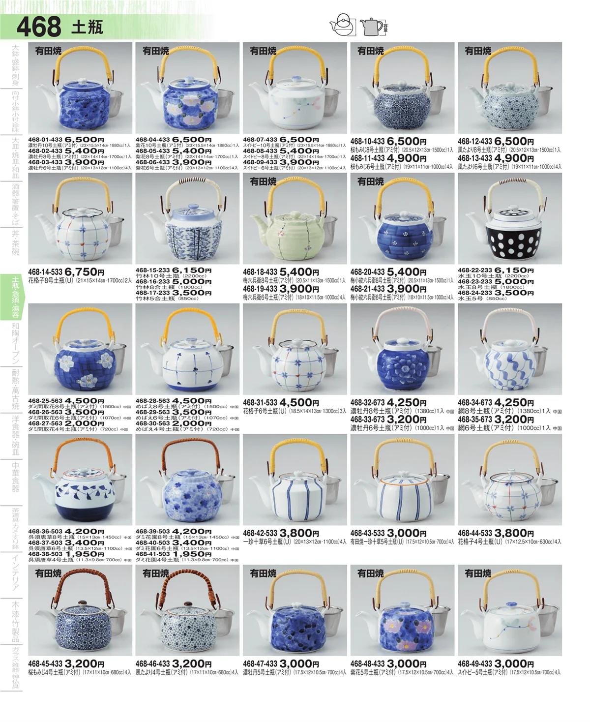器望・ページ番号468・土瓶・急須・ポット・煎茶