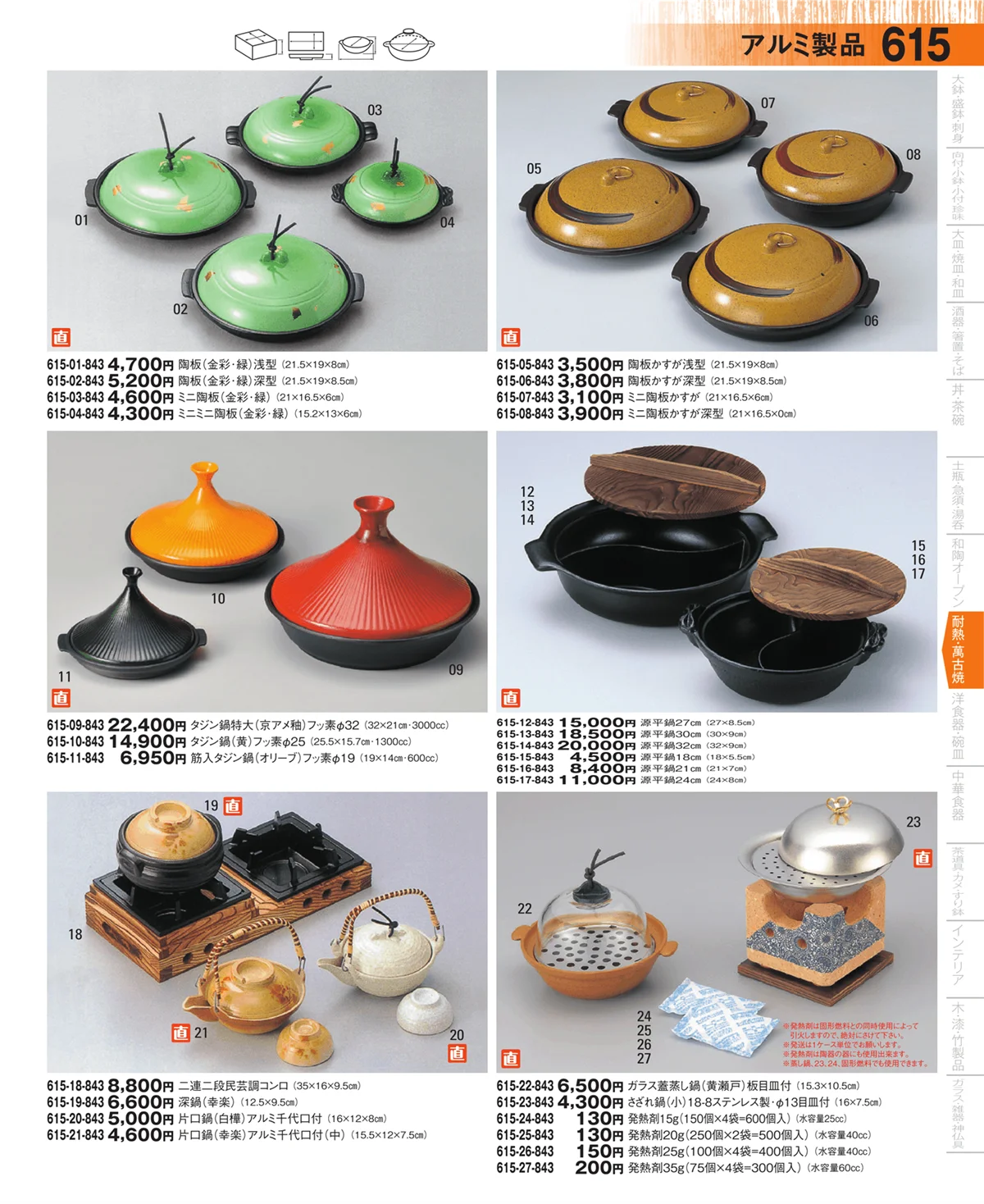 器望・ページ番号615・アルミ製品