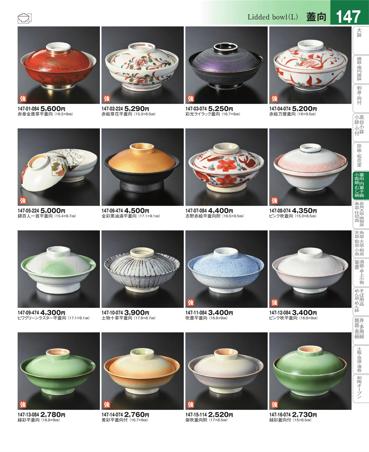 器望vol.4・ページ番号147・蓋向・円菓子碗