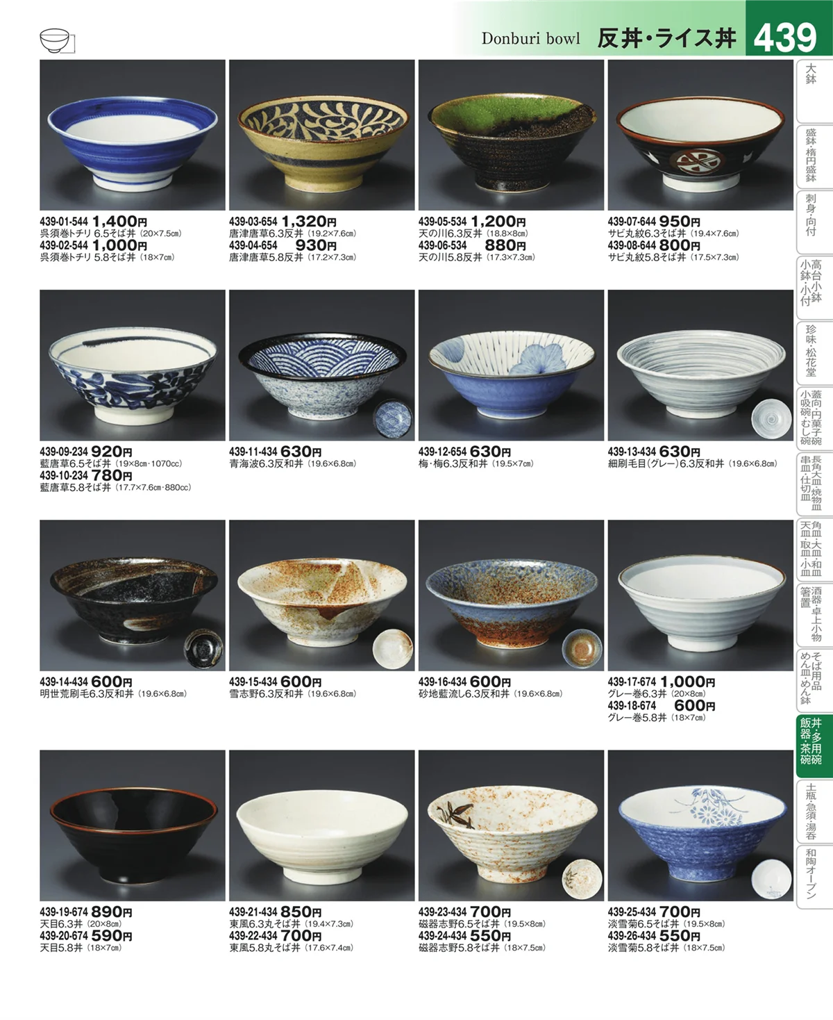 器望vol.4・ページ番号439・反丼・ライス丼・大茶