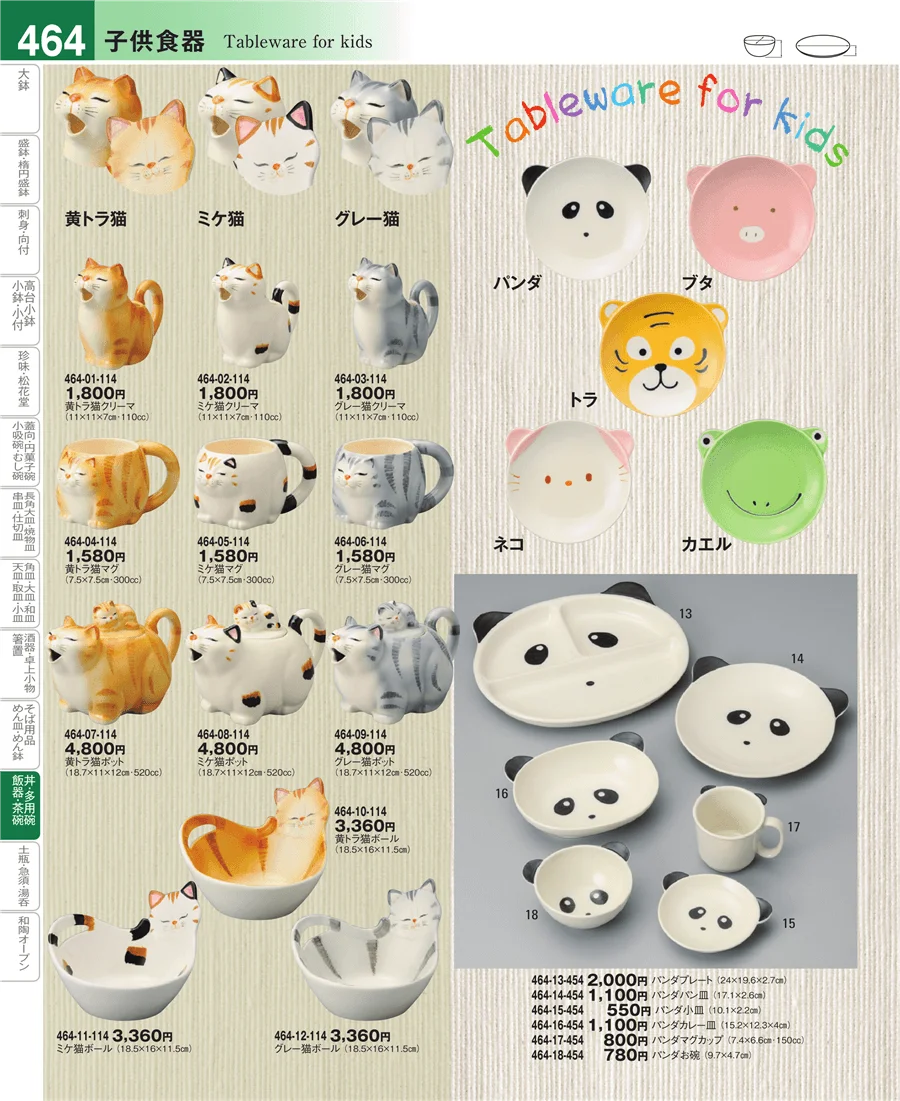子供食器 ページ464