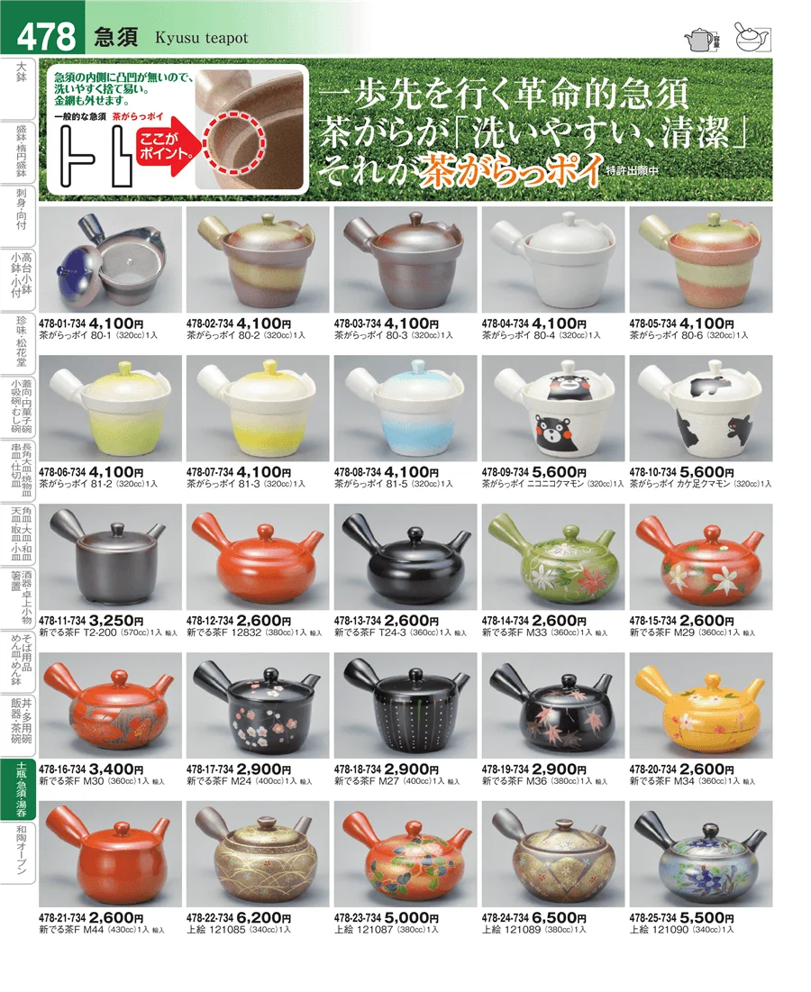 土瓶・急須・ポット・煎茶 ページ478