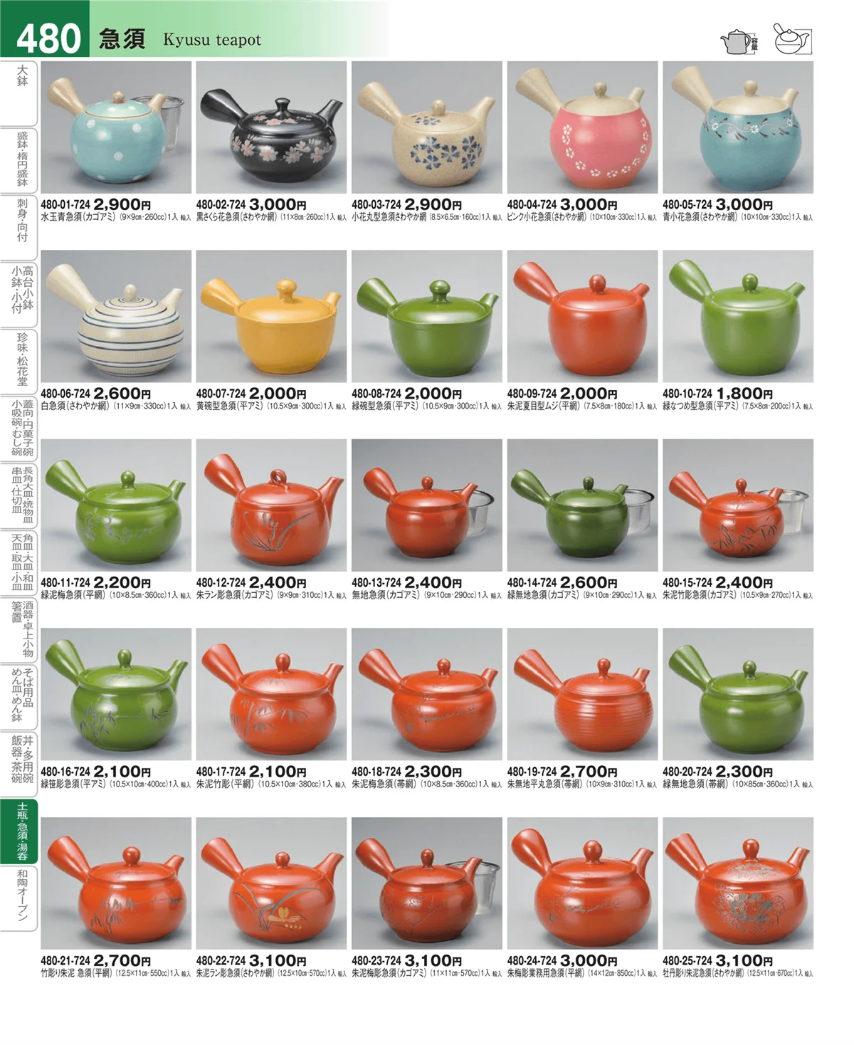 器望vol.4・ページ番号480・土瓶・急須・ポット・煎茶