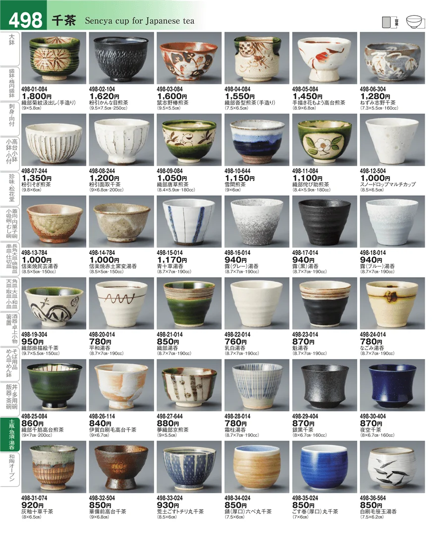 千茶・玉湯呑 ページ498