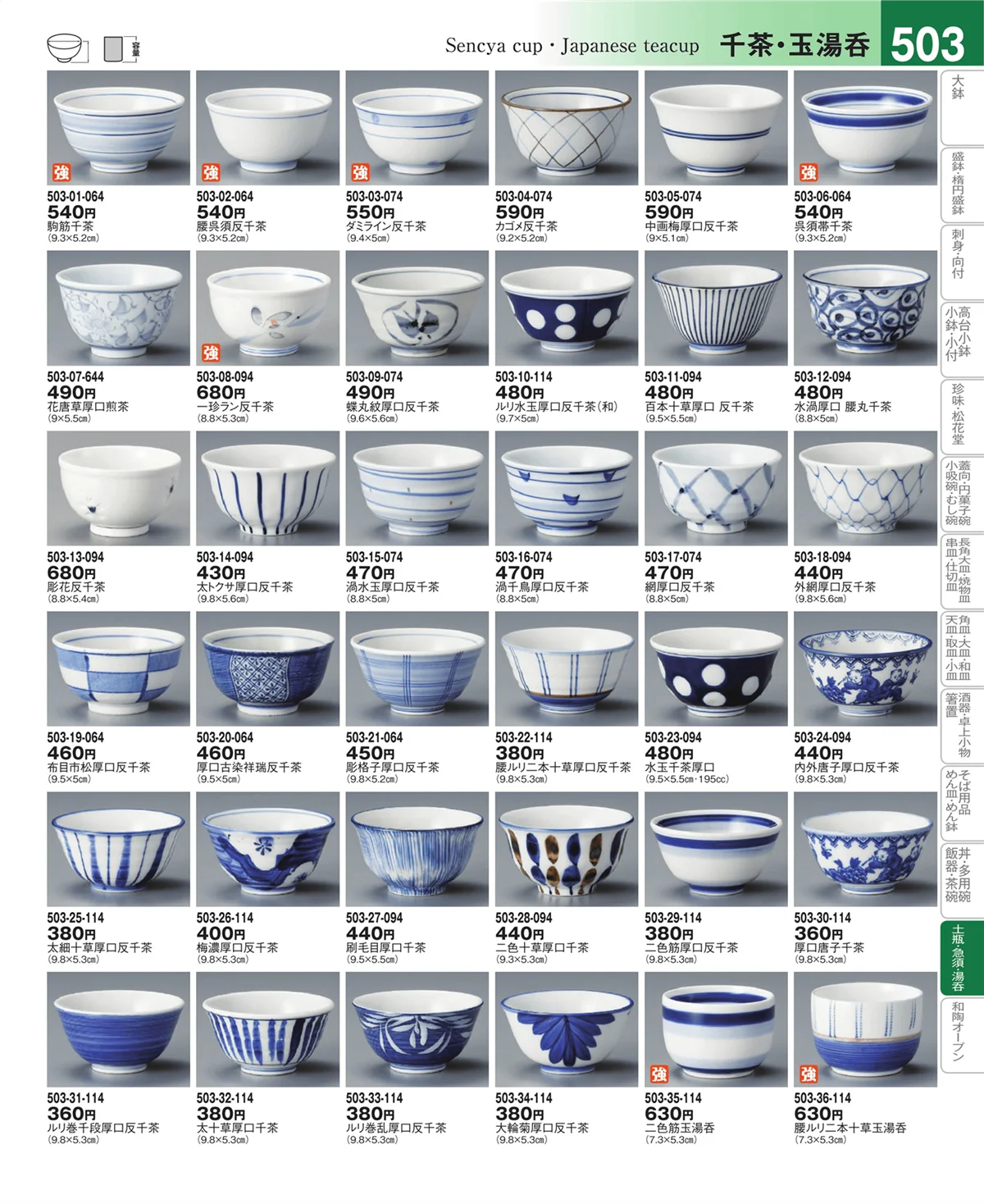 器望vol.4・ページ番号503・千茶・玉湯呑