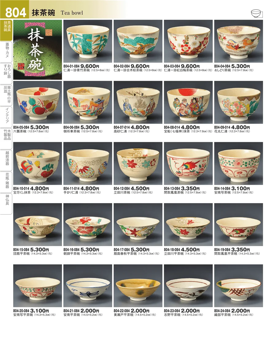 抹茶碗・茶道具 ページ804