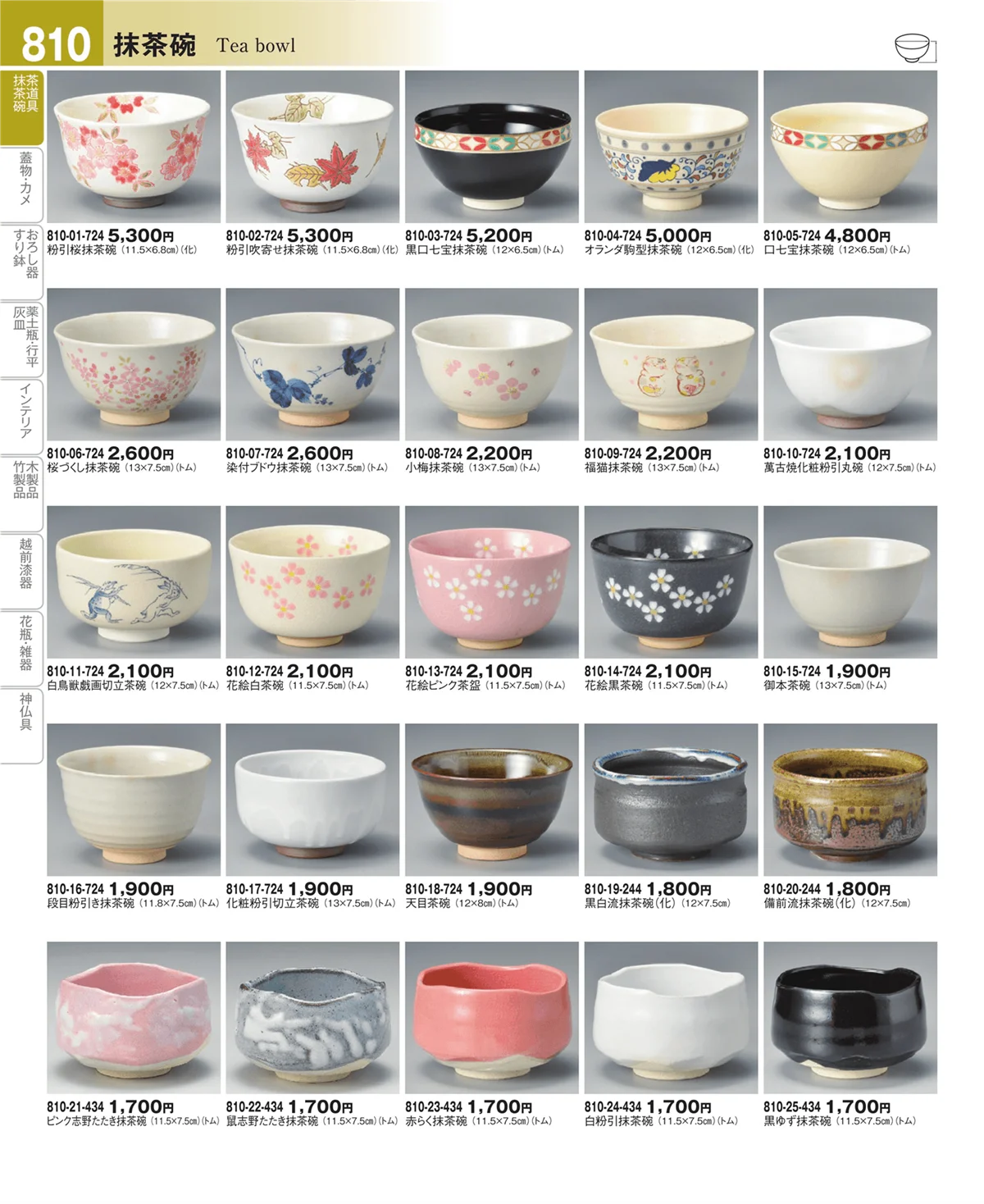 器望vol.4・ページ番号810・抹茶碗・茶道具