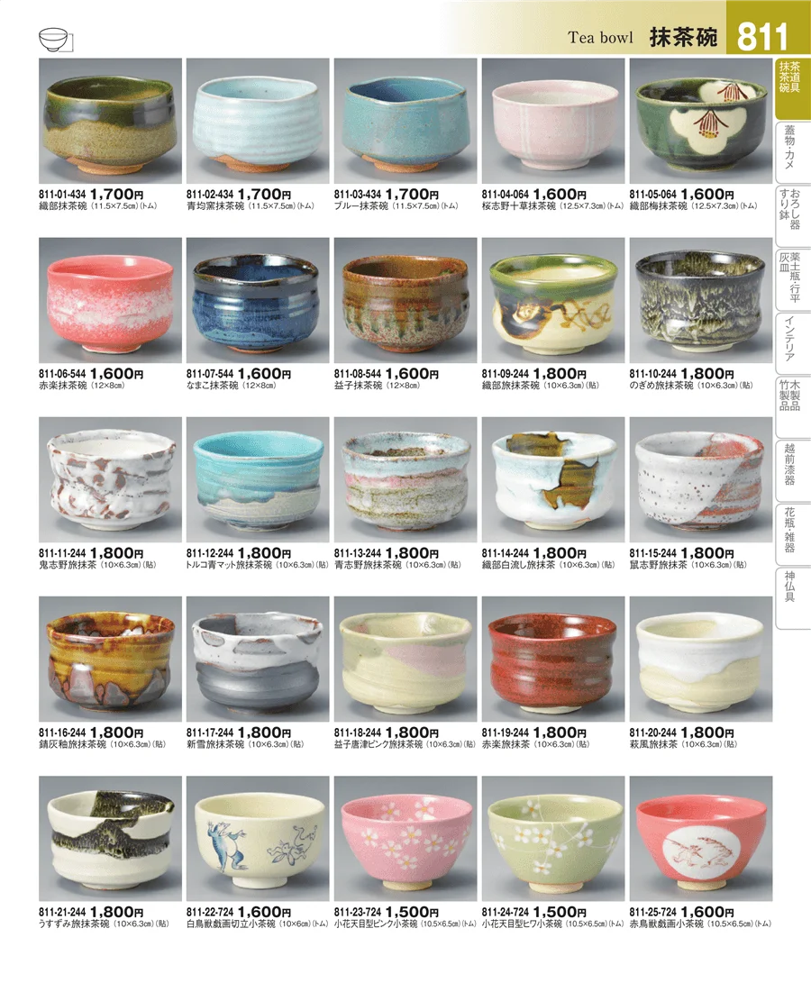 抹茶碗・茶道具 ページ811