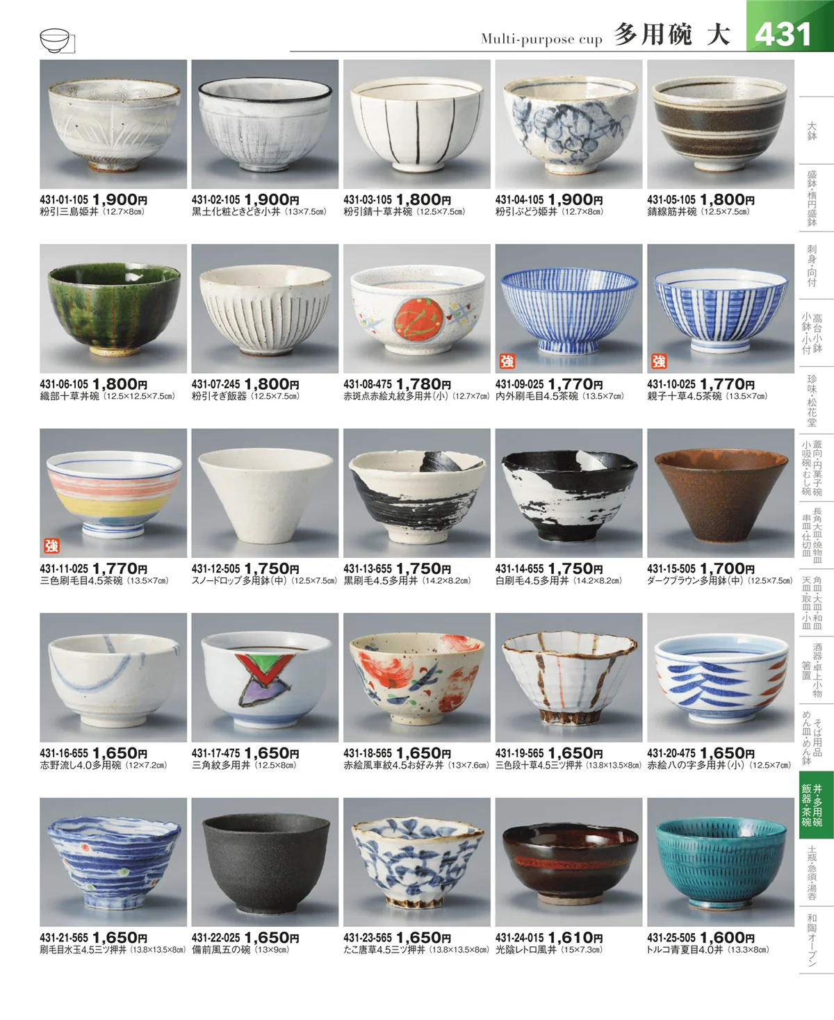 器望vol.5・ページ番号431・飯碗・多用碗