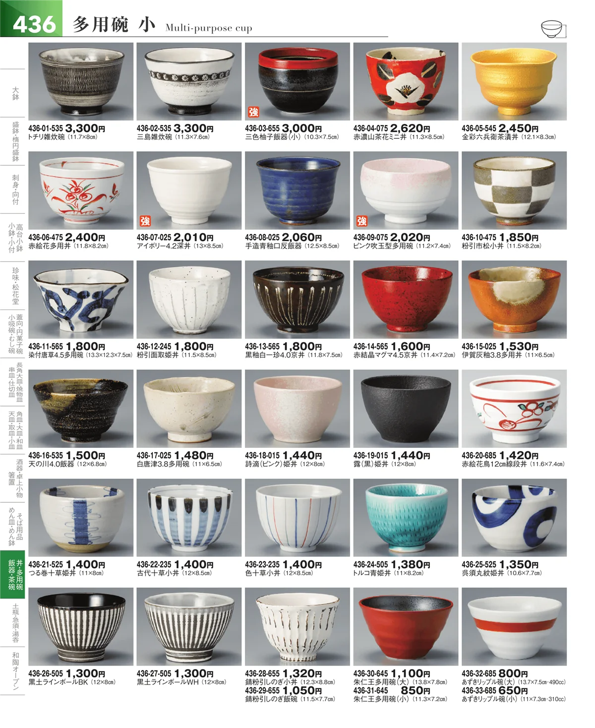 器望vol.5・ページ番号436・飯碗・多用碗